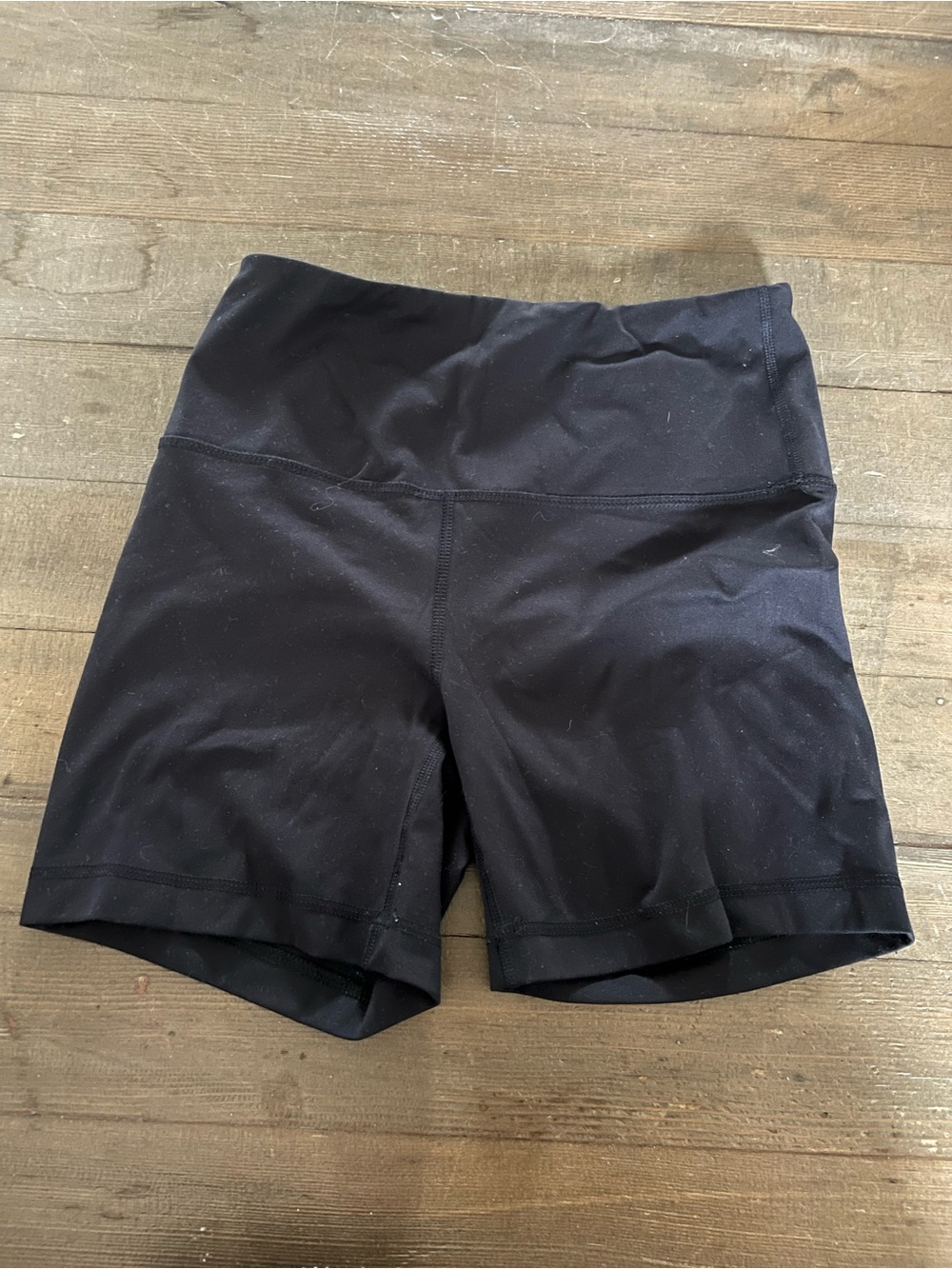 90 Degree By Reflex Black High-Rise Bike Shorts